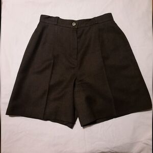 Vintage wool high waisted shorts